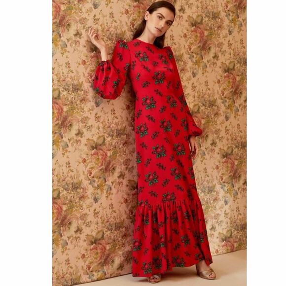 The Vampire’s Wife The Gypsy Floral Maxi Dress Size US 2 UK 6 - Picture 13 of 15